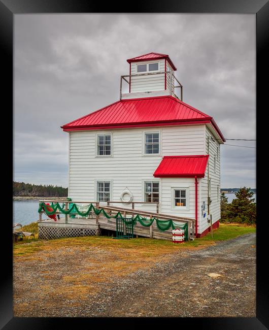 Port Bickerton Lighthouse, Guysborough, Nova Scoti Framed Print by Mark Llewellyn