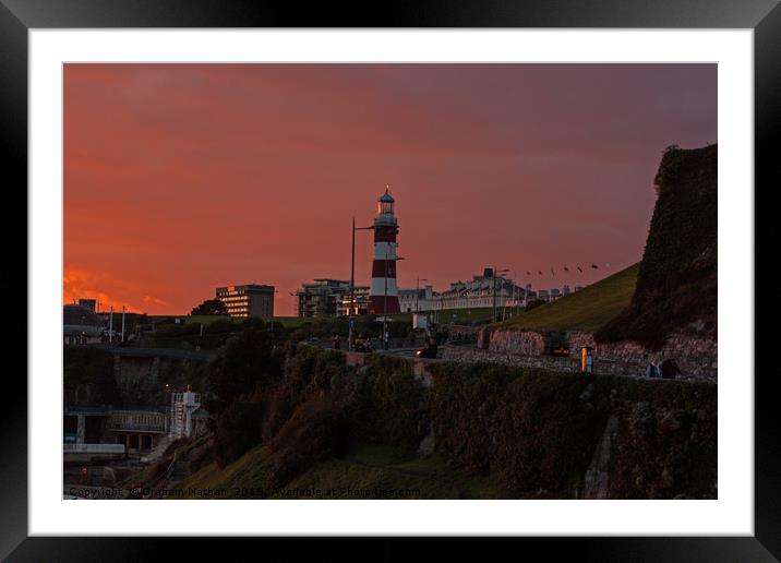 Majestic Smetons Tower at Sunset Framed Mounted Print by Graham Nathan