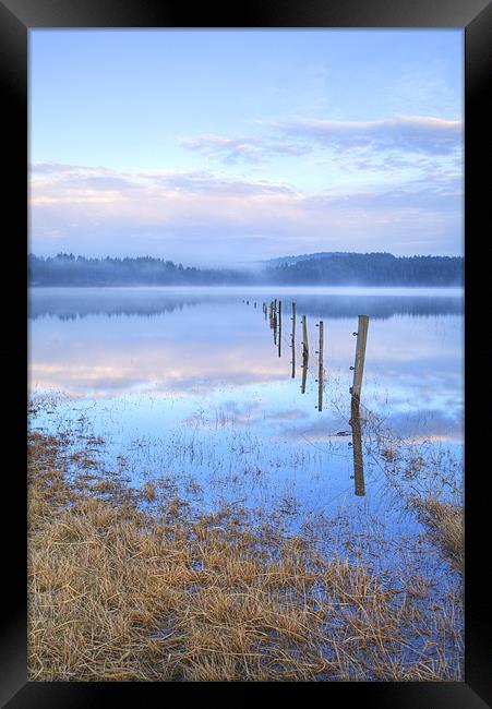 Palsko Lake, Pivka lakes, Slovenia Framed Print by Ian Middleton