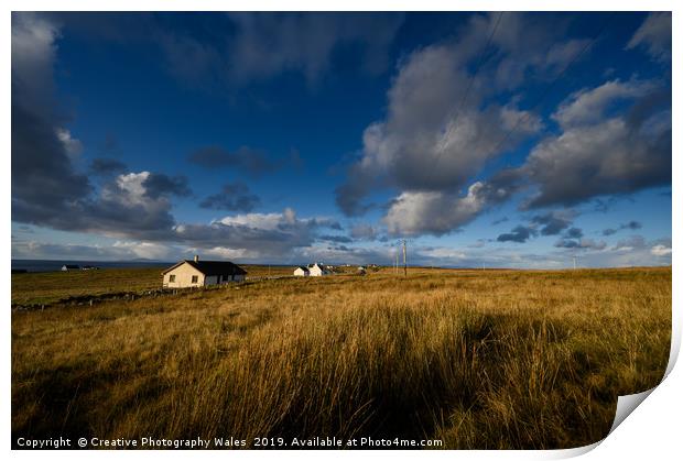 Kilmuir Landscape Isle of Skye Print by Creative Photography Wales