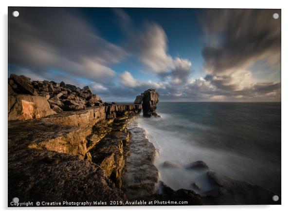 Pulpit Rock at Portland Bill on the Jurassic Coast Acrylic by Creative Photography Wales