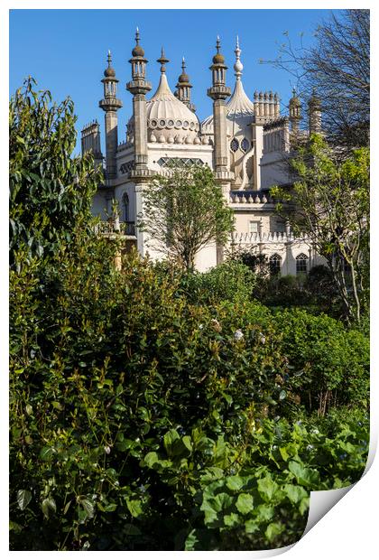 Royal Pavilion in Brighton Print by Chris Dorney