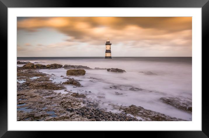 Misty water Framed Mounted Print by Jonathon barnett