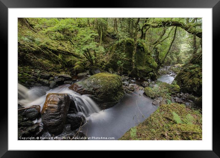 Above The River Framed Mounted Print by Ronnie Reffin