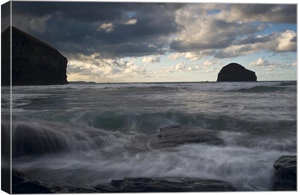 Storm Surge Canvas Print by David Wilkins