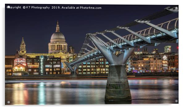 London Skyline Acrylic by K7 Photography