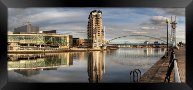 Salford Quays, Greater Manchester Framed Print by Ian Homewood