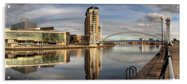 Salford Quays, Greater Manchester Acrylic by Ian Homewood