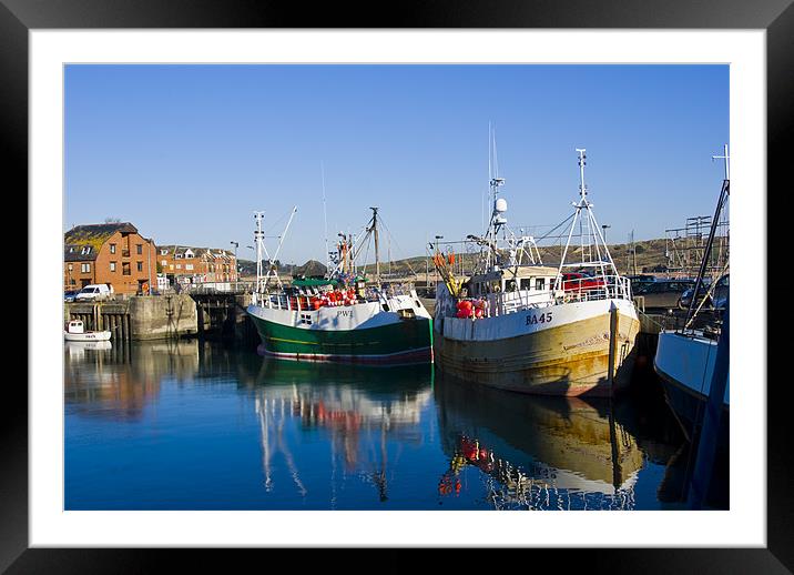 Padstow Harbour Framed Mounted Print by David Wilkins