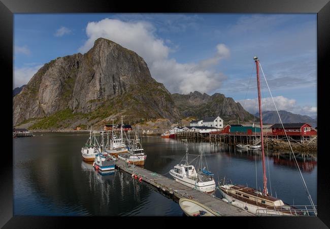 Hamnoy Framed Print by Thomas Schaeffer