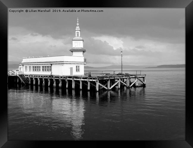 Dunoon Pier Scotland.  Framed Print by Lilian Marshall