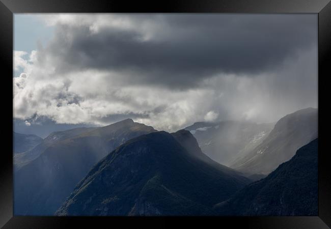 Aurlandsfjord Framed Print by Thomas Schaeffer