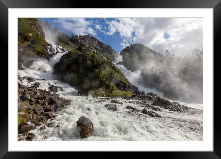 Latefoss Framed Mounted Print by Thomas Schaeffer