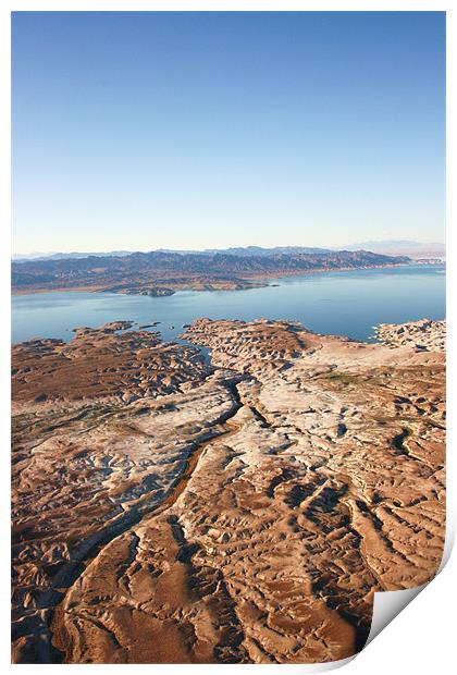 Lake Mead, Nevada Print by David Gardener