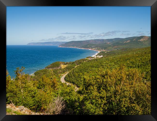 Pleasant Bay, Cape Breton, Canada Framed Print by Mark Llewellyn