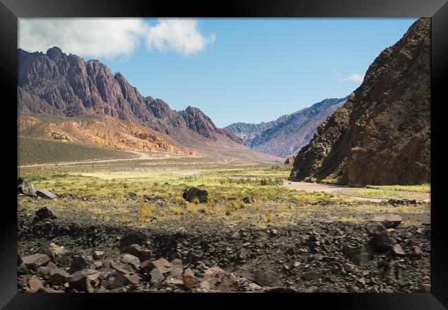 Cordillera de Los Andes Framed Print by Hemerson Coelho