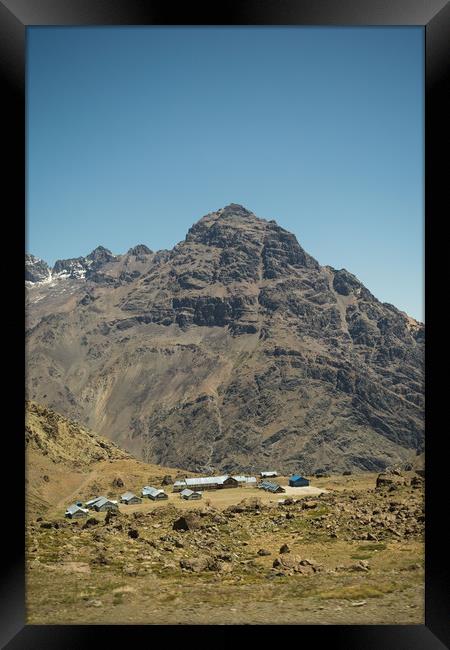 Cordillera de Los Andes Framed Print by Hemerson Coelho