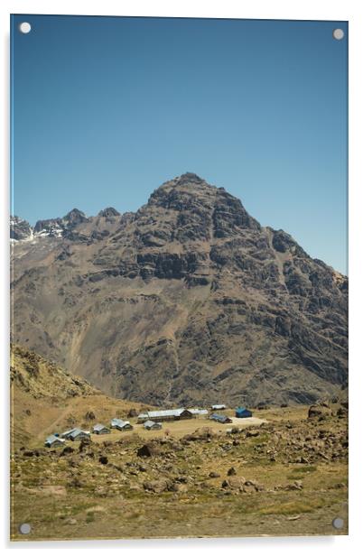 Cordillera de Los Andes Acrylic by Hemerson Coelho