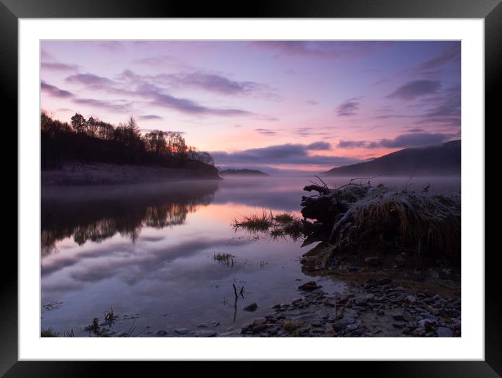 Loch Lomond Dawn Framed Mounted Print by Ian Homewood