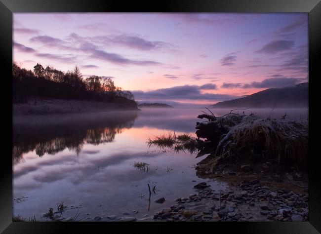 Loch Lomond Dawn Framed Print by Ian Homewood