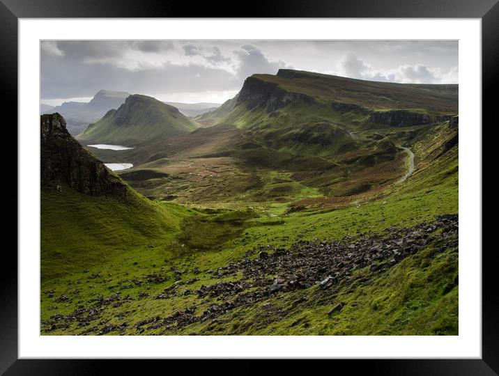 The Quiraing, Isle of Skye Framed Mounted Print by Ian Homewood