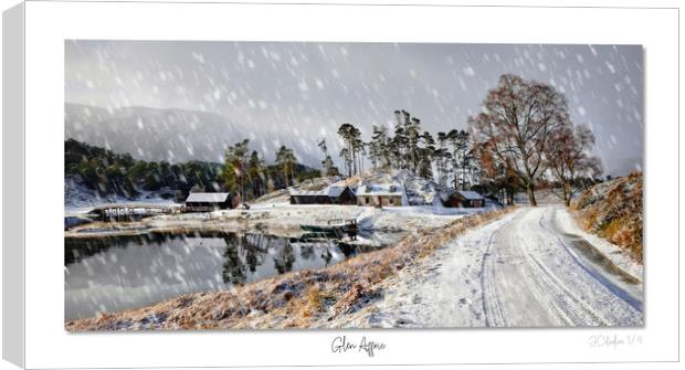 Glen Affric dusted lightly with snow (No1of 4) Canvas Print by JC studios LRPS ARPS