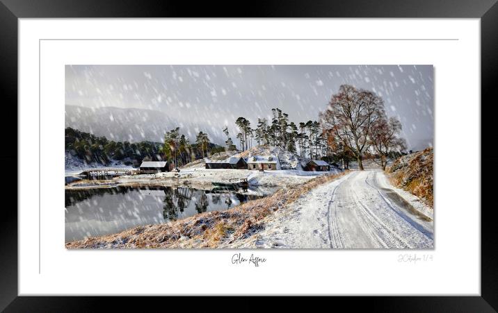 Glen Affric dusted lightly with snow (No1of 4) Framed Mounted Print by JC studios LRPS ARPS