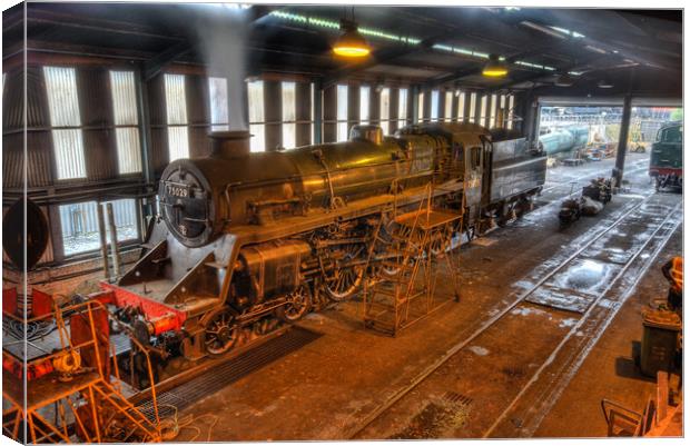75029 - The Green Knight Canvas Print by Ian Homewood