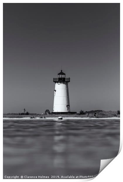 Edgartown Harbor Light II Print by Clarence Holmes