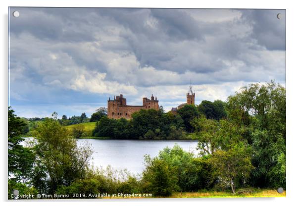 Linlithgow Palace and Church Acrylic by Tom Gomez