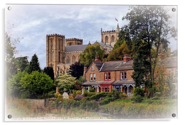 "Ripon Cathedral" Acrylic by ROS RIDLEY