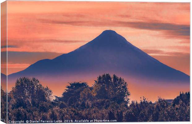 Osorno Volcano Landscape Scene, Chile Canvas Print by Daniel Ferreira-Leite