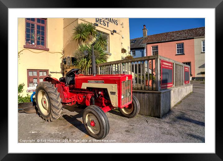 International 434 at Fishermans Rest Framed Mounted Print by Rob Hawkins