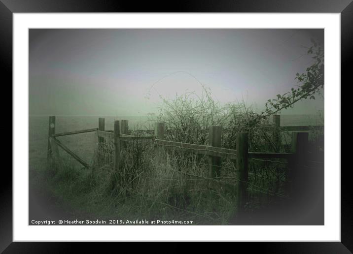 Morning Mists Framed Mounted Print by Heather Goodwin