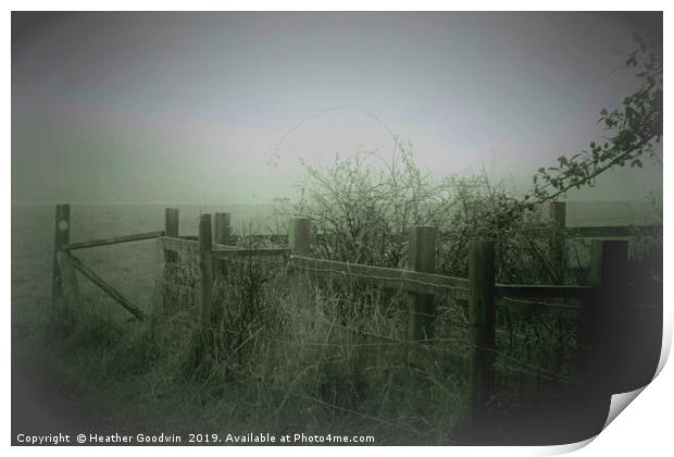 Morning Mists Print by Heather Goodwin