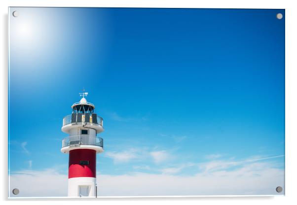 maritime lighthouse Acrylic by David Galindo