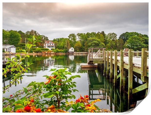 Chester Harbour, Nova Scotia, Canada Print by Mark Llewellyn