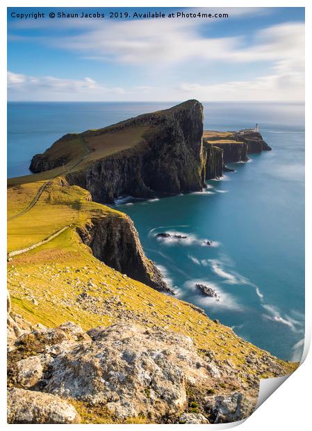 Neist Point Isle of Skye  Print by Shaun Jacobs