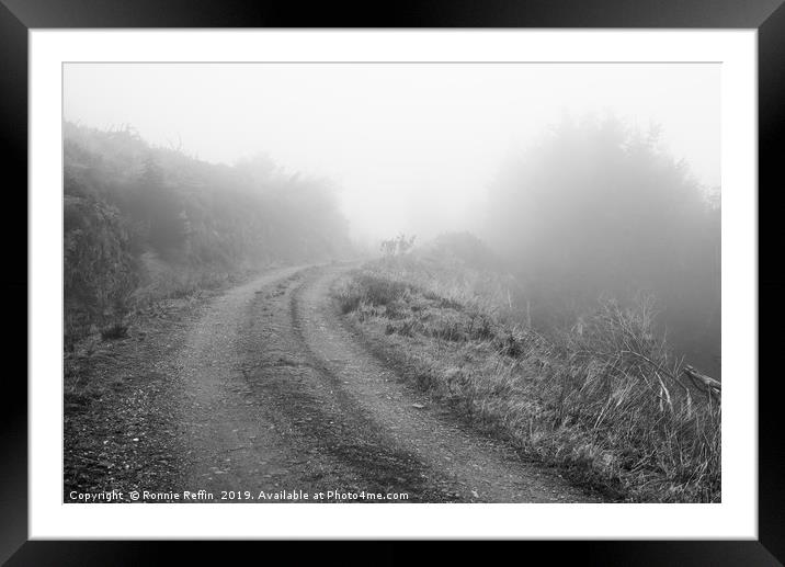 Path To The Unknown Framed Mounted Print by Ronnie Reffin