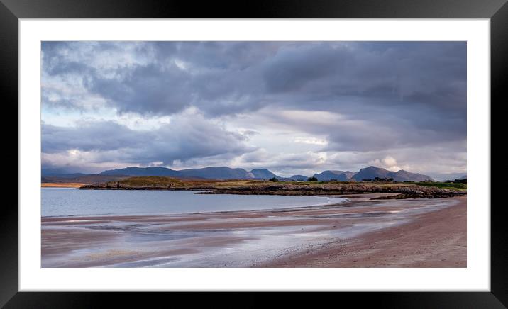 Firemore Beach, Poolewe, Scotland. Framed Mounted Print by Colin Allen