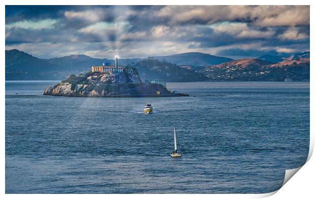 Escape from Alcatraz Print by Darryl Brooks