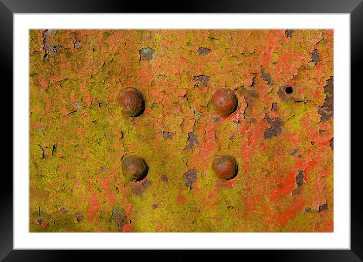 Textures Framed Mounted Print by S Fierros