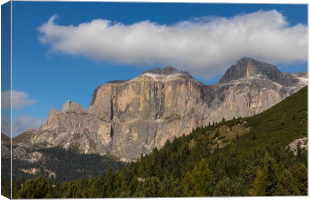 Pordoijoch Canvas Print by Thomas Schaeffer