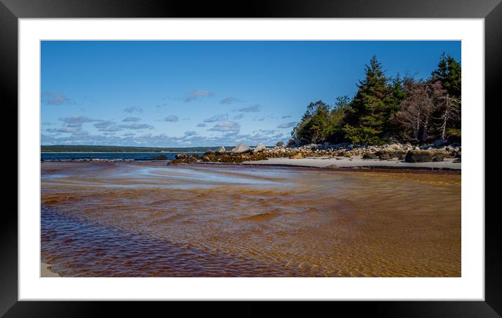 Carters Beach, Nova Scotia, Canada Framed Mounted Print by Mark Llewellyn