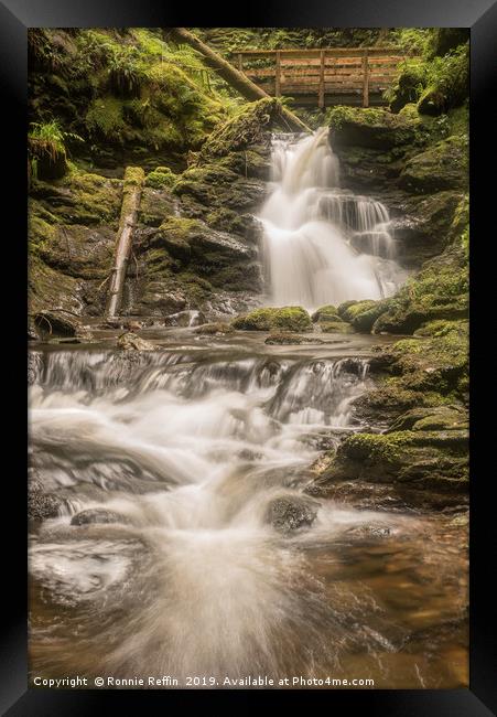 Deep In The Gorge Framed Print by Ronnie Reffin