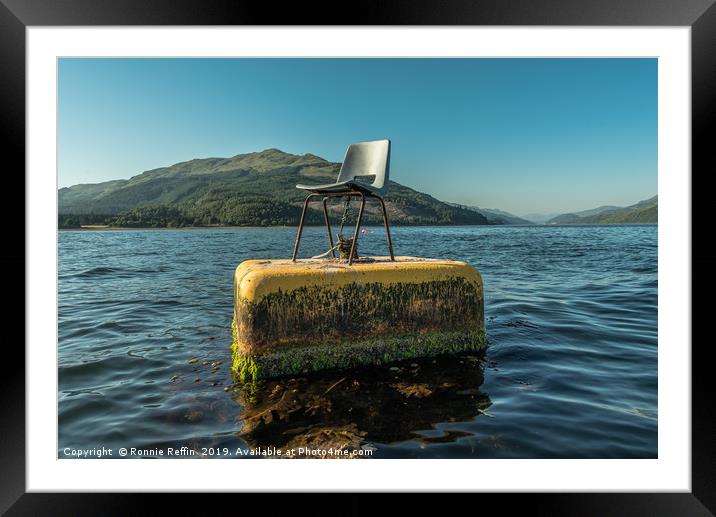 Take A Seat Framed Mounted Print by Ronnie Reffin