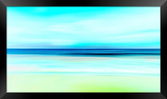 Serene Sunrise at Hayle Beach Framed Print by Beryl Curran