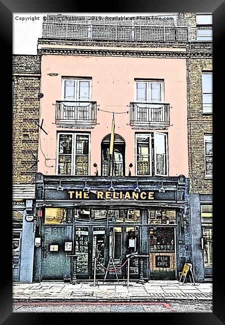The Reliance Public House, Old Street, London Framed Print by John Chapman