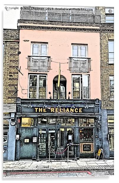 The Reliance Public House, Old Street, London Acrylic by John Chapman