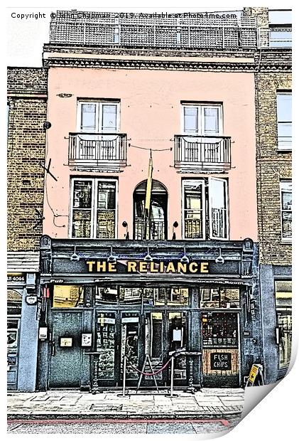 The Reliance Public House, Old Street, London Print by John Chapman